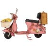 Clayre & Eef Scuter Decorativ Miniatură Roz Beige 12x6x8 cm
