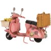 Clayre & Eef Scuter Decorativ Miniatură Roz Beige 12x6x8 cm