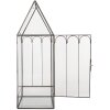 Clayre & Eef 5GL0021 Dekoration Mini Gewächshaus 15x15x45 cm