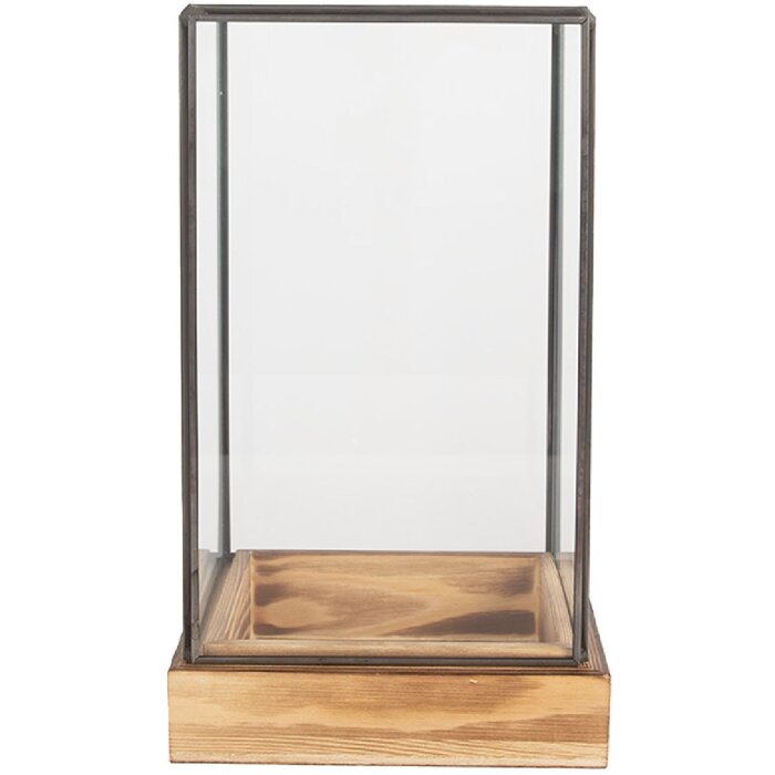 Clayre & Eef 6GL5365 Mini Seră Decorativă 14x14x24 cm