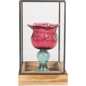 Clayre & Eef 6GL5365 Mini Seră Decorativă 14x14x24 cm