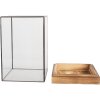 Clayre & Eef 6GL5365 Mini Seră Decorativă 14x14x24 cm