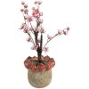Clayre & Eef 6TE0588L Blumentopf Ø 19x16 cm Beige-Rot