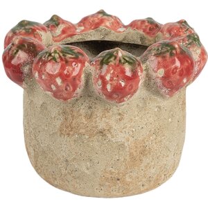 Clayre & Eef 6TE0588M Blumentopf Terrakotta Ø 15x11 cm