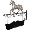 Clayre & Eef 5Y1312 Aushängeschild Pferd 66x3x67 cm