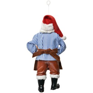 Clayre & Eef Weihnachtsmann Hänger 10x6x17 cm