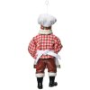 Clayre & Eef 66249 Ornament Crăciun Moș Crăciun 9x6x17 cm