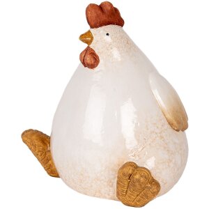 Clayre & Eef 6CE2133 Dekoration Huhn 18x14x17 cm...