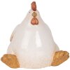 Clayre & Eef 6CE2133 Decorațiune Cocoș 18x14x17 cm Bej & Maro