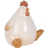 Clayre & Eef 6CE2133 Decorațiune Cocoș 18x14x17 cm Bej & Maro