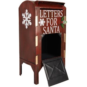 Clayre & Eef 6Y5807 Lădiță Poștală Roșie 27x21x53 cm