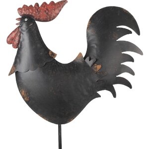 Clayre & Eef 6Y5845 Dekoration Hahn 33x12x64 cm