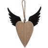 Clayre & Eef 6H2415S Dekoration Hänger Herz 17x3x20 cm
