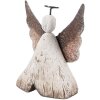 Clayre & Eef Engel Deko 8x3x9 cm Weiß Braun 6H2416S