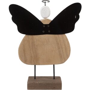 Clayre & Eef 6H2417L Dekoration Engel 20x6x25 cm Braun