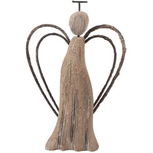 Clayre & Eef 6H2421M Dekoration Engel 12x3x18 cm