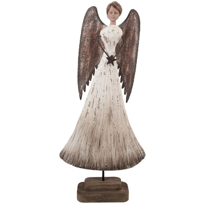 Clayre & Eef 6H2424 Decorațiune Înger 19x6x42 cm