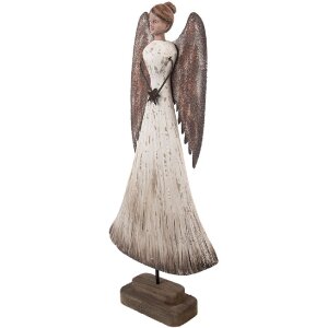 Clayre & Eef 6H2424 Dekoration Engel 19x6x42 cm...