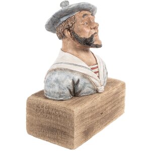 Clayre & Eef 6H2426 Figurină Decorativă Marin 19x11x24 cm