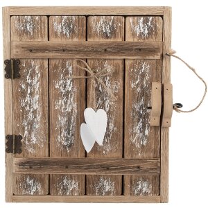 Clayre & Eef Cutie pentru chei 24x7x30 cm Lemn și...