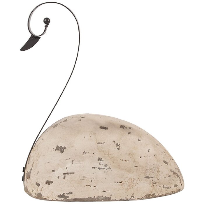 Clayre & Eef 6H2433L Dekoration Schwan 25x11x27 cm