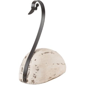 Clayre & Eef 6H2433M Dekoration Schwan 17x8x19 cm