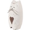 Clayre & Eef 6H2435L Dekoration Katze 8x6x14 cm Holz