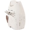 Clayre & Eef Decorațiune Pisică Lemn 6x4x7 cm