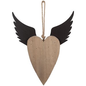 Clayre & Eef 6H2415L Dekoration Hänger Herz...