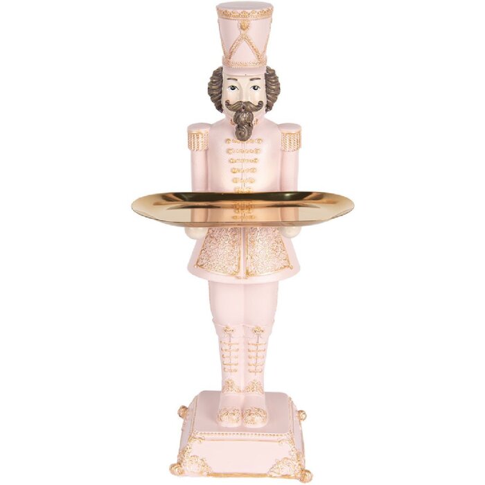 Clayre & Eef 6PR5368 Decorațiune Spărgător de Nuci Roz 18x17x40 cm