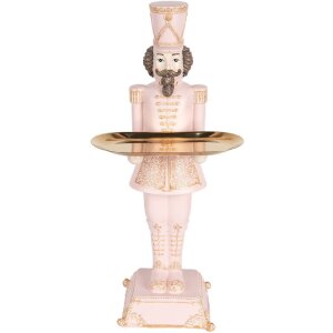 Clayre & Eef 6PR5368 Dekoration Nussknacker Rosa...