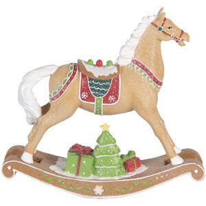 Cal de Balansoar Decorativ Clayre & Eef 26x7x24 cm