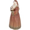 Clayre & Eef 6PR5544 Dekoration Weihnachtsmann 20x18x39 cm Rot und Gold