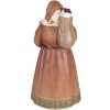 Clayre & Eef 6PR5544 Dekoration Weihnachtsmann 20x18x39 cm Rot und Gold