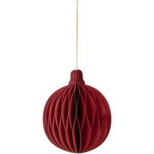 Clayre & Eef 6PA0516R Papier-Weihnachtskugel Ø...