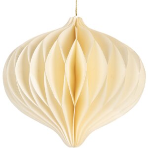 Clayre & Eef 6PA0517 Papier-Weihnachtskugel Ø...