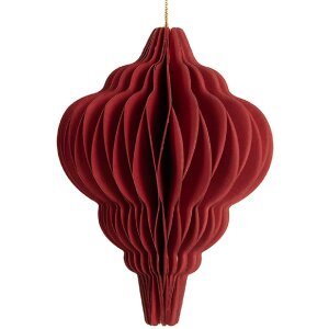 Clayre & Eef 6PA0518 Papier-Weihnachtskugel Ø...