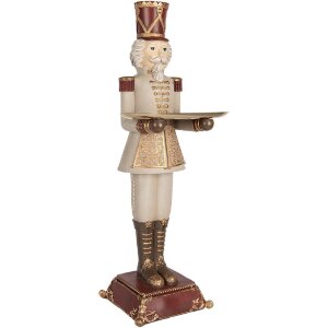 Clayre & Eef 6PR5388 Dekoration Nussknacker 18x20x61...