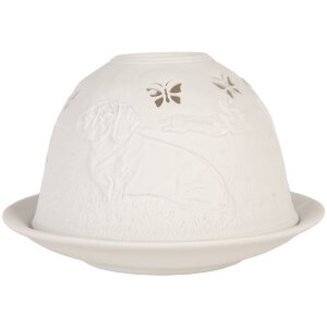 Clayre & Eef 6CE2211 Teelichthalter Ø 12x8 cm...