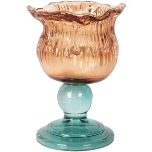 Clayre & Eef 6GL5348 Teelichthalter Ø 10x14 cm...