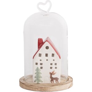 Clayre & Eef 6GL5359 Glasglocke Ø 12x19 cm