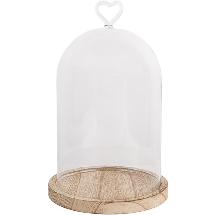 Clayre & Eef Clopot de Sticlă Ø 14x22 cm