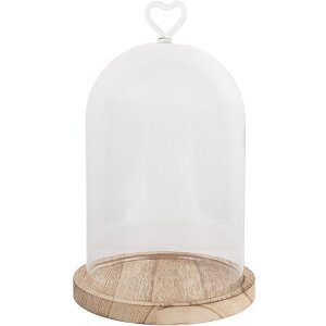 Clayre & Eef Clopot de Sticlă Ø 14x22 cm