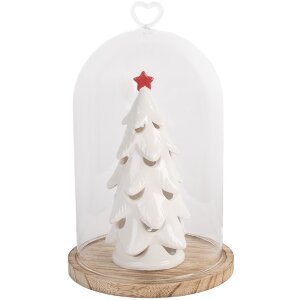 Clayre & Eef Clopot din Sticlă Ø 17x27 cm