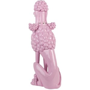 Clayre & Eef Decorațiune Câine Pudel Roz 13x17x33 cm