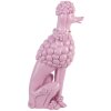 Clayre & Eef Decorațiune Câine Pudel Roz 13x17x33 cm