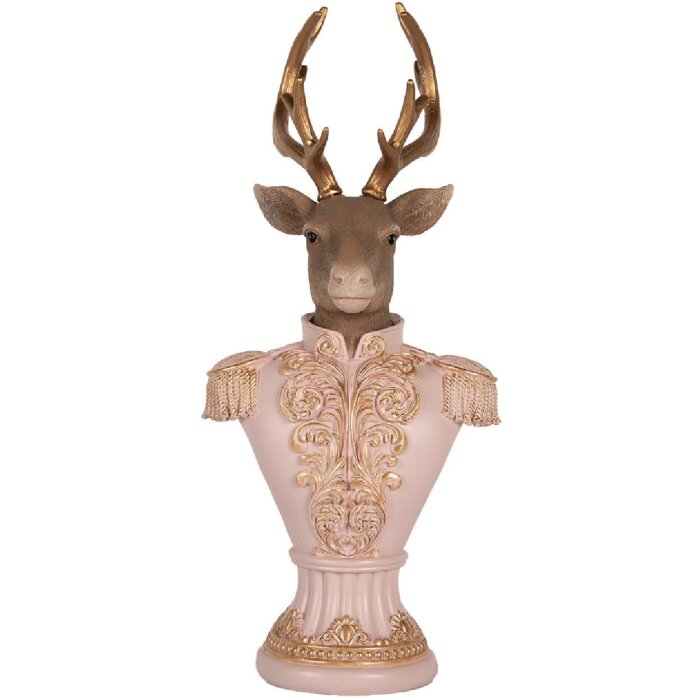 Clayre & Eef Bust Decorativ Căprioară 16x14x36 cm