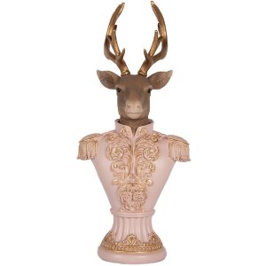 Clayre & Eef 6PR5370 Dekoration Büste Hirsch...