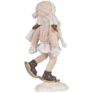 Clayre & Eef Decorațiune Fetiță 4x3x10 cm - Poliresin