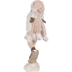 Clayre & Eef Decorațiune Fetiță 4x3x10 cm - Poliresin
